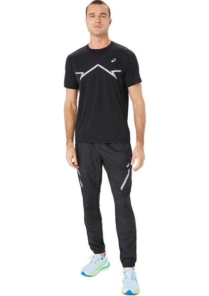 2011D026-001LITE-SHOW Ss Top Siyah Erkek Bisiklet Yaka Regular Fit Baskılı T-Shirt