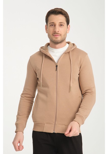 3 Iplik Fermuarlı Kapşonlu Sweatshırt 6052 fiyatları