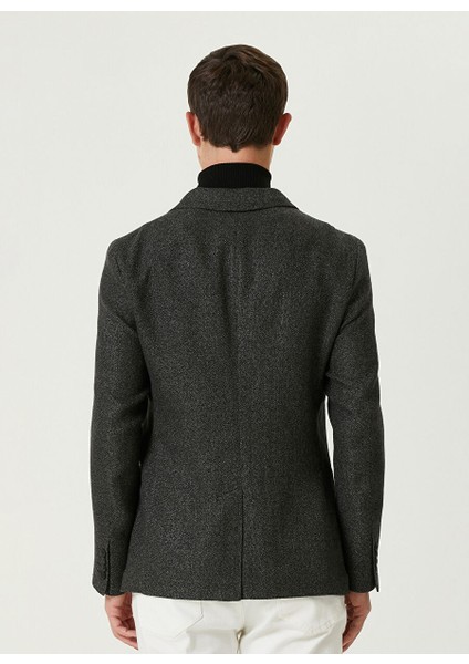 Antrasit Erkek Slim Fit Armürlü Ceket 1093110 indirimleri