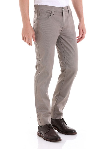 Vizon Dinamik Fit Düz 5 Cep Basic Kanvas Pantolon