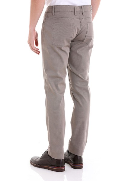 Vizon Dinamik Fit Düz 5 Cep Basic Kanvas Pantolon