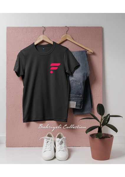 Oversize Flare Flr Kripto Coin Cep Tasarımlı Unisex T-Shirt