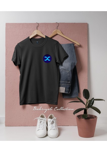 Oversize Snx Synthetix Kripto Cep Tasarımlı Unisex T-Shirt