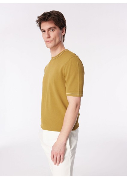 Gmg Fırenze Bisiklet Yaka Regular Fit Yağ Erkek Kazak GU24MSS04004