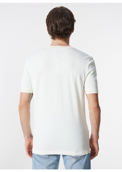 Gmg Fırenze Bisiklet Yaka Regular Fit Ekru Erkek Kazak GU24MSS04004