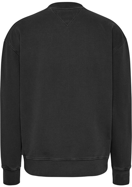 Rlx Bıg Bisiklet Yaka Siyah Erkek Sweatshırt DM0DM19222BDS