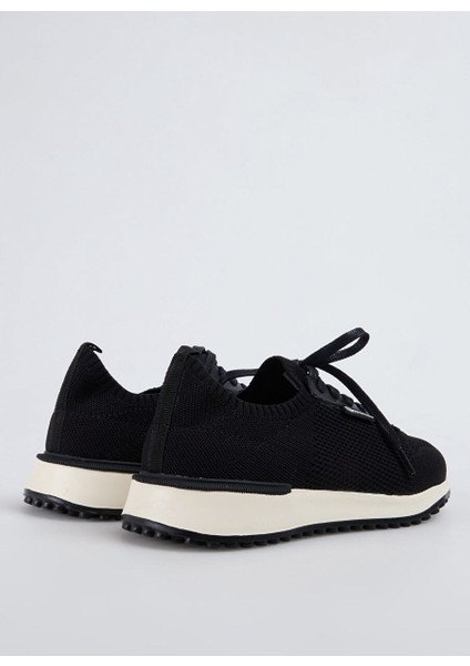 Siyah Erkek Tekstil Sneaker Soren modelleri
