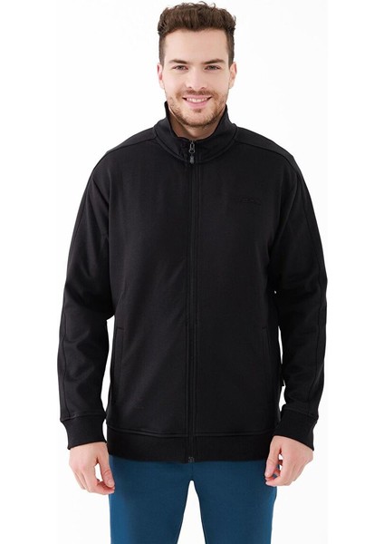Oreste Erkek Interlok Tam Fermuarlı Sweatshirt