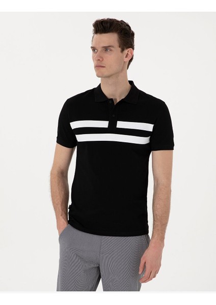 Siyah Slim Fit Tişört