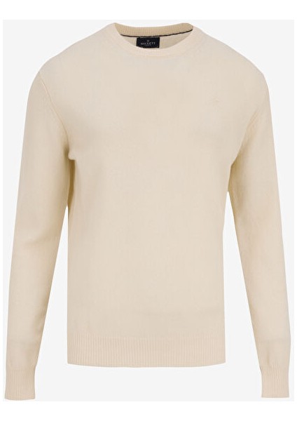 Ekru Erkek Bisiklet Slim Fit Kazak HM703237