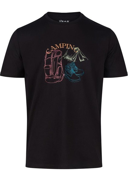 Alex Baskılı Erkek Sıfır Yaka T-Shirt