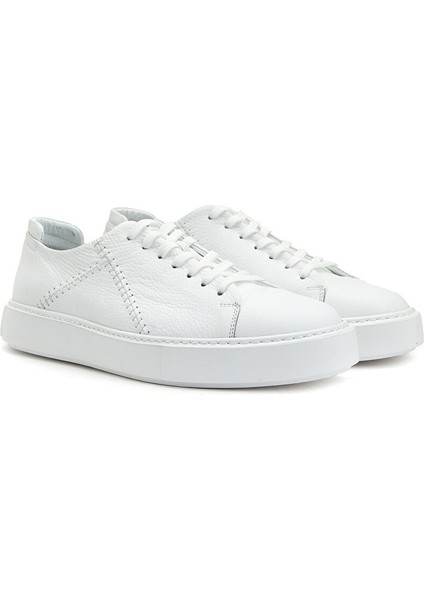 Beyaz Erkek Deri Sneaker 107-17 fiyatları
