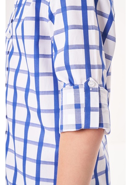 Regular Fit Yaka Düğmeli Lacivert Erkek Çocuk Gömlek GM23Y231169_D39