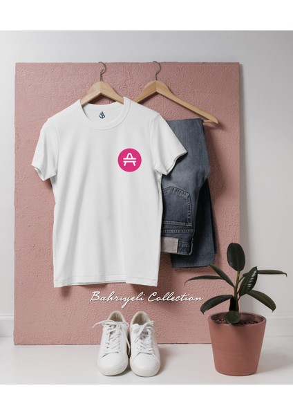 Oversize Amp Coin Kripto Cep Tasarımlı Unisex T-Shirt