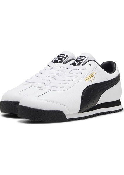 39686801 Roma 24 Standard Puma Whi Siyah Erkek Lifestyle Ayakkabı