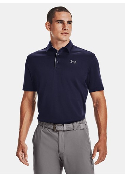 Düz Koyu Lacivert Erkek Polo T-Shirt
