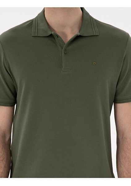 Haki Regular Fit Basic Tişört