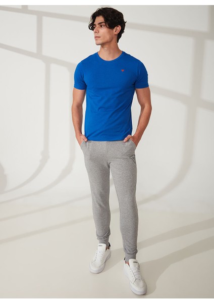 Bisiklet Yaka Mavi Erkek T-Shirt FM23S07TGBLUETTE fiyatları