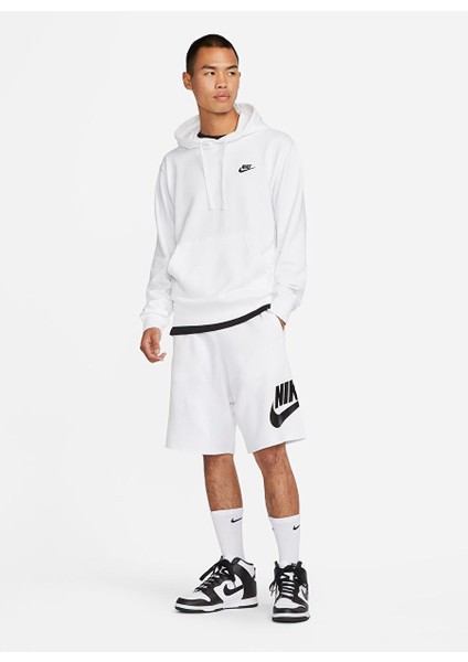 Erkek Beyaz Normal Kalıp Şort DX0502-100 M Nk Club Alumnı Hbr Ft