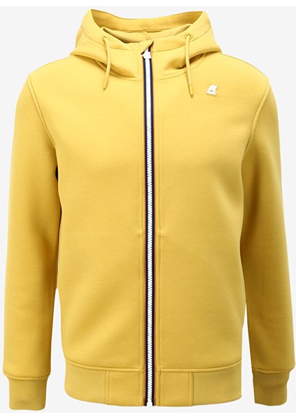 Kapüşon Yaka Sarı Erkek Sweatshırt K21171W_RAINER Spacer