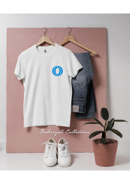 Oversize Oasis Network _ Rose Kripto Coin Cep Tasarımlı Unisex T-Shirt