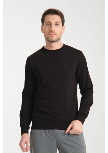 Erkek Uzun Kol Bisiklet Yaka Sweatshirt 3206 fiyatları