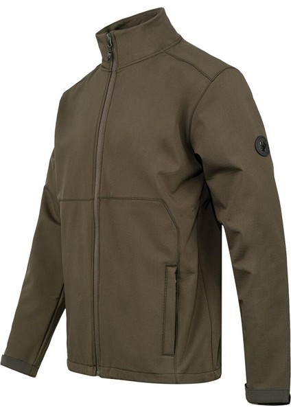 Samuel Erkek Softshell Kareli Ceket Haki