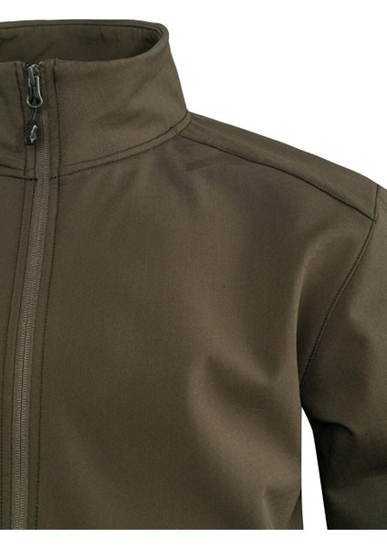 Samuel Erkek Softshell Kareli Ceket Haki