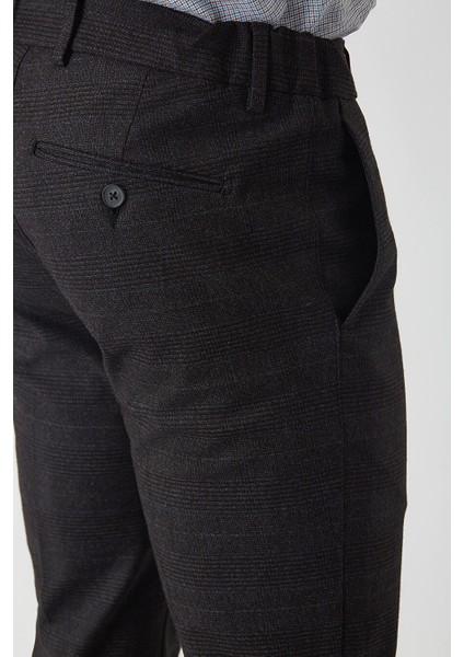 Erkek 4 Cep Spor Pantolon Sıyah PNS22K22228_D99