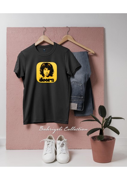 Oversize Jim Morrison The Doors Musician Singer Tasarımlı Unisex T-Shirt