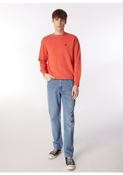 Bisiklet Yaka Turuncu Erkek Sweatshırt W66120554333L Bisiklet Sweatshirt fiyatları