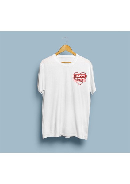 Oversize Sevgililer Günü Tasarım Unisex T-Shirt