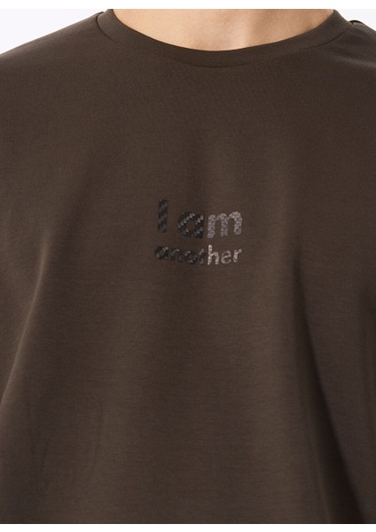 Gmg Fırenze Haki Erkek Oversize T-Shirt GU25MSS03005