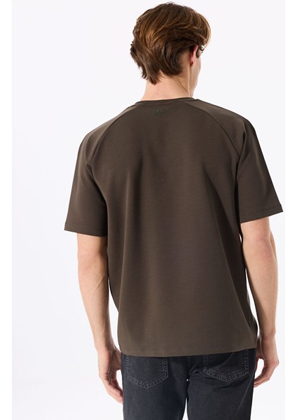 Gmg Fırenze Haki Erkek Oversize T-Shirt GU25MSS03005