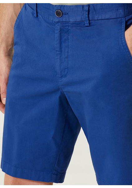 Erkek Slim Fit Düz Şort