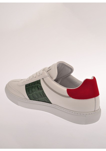 Beyaz Erkek Deri Sneaker 27784 indirimleri