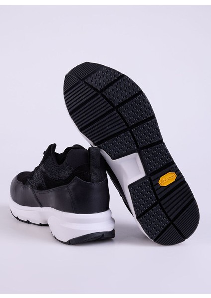 Siyah Erkek Süet Sneaker Varanası-Kurtıs Vibram