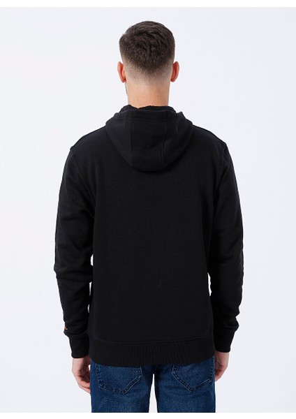 Kapüşon Yaka Siyah Erkek Sweatshırt 11546165-TEAM Logo Po Hoody Phosun fiyatları