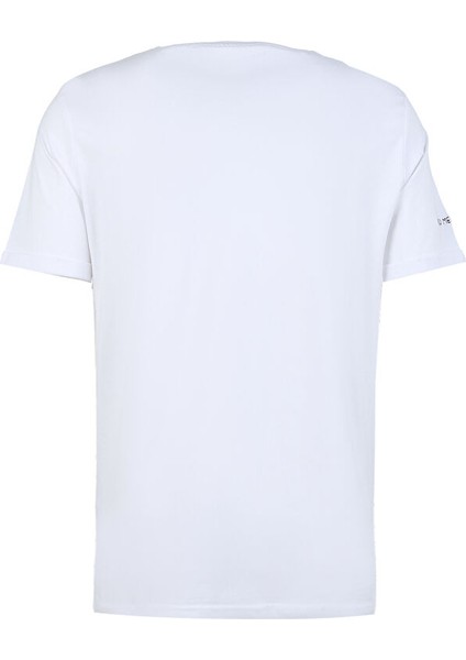 Bisiklet Yaka Beyaz Erkek T-Shirt FM23S16TGWHITE fiyatları