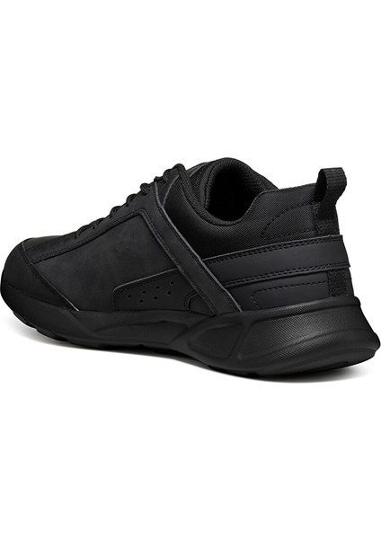 Siyah Erkek Sneaker U Sanzıo C - Nbk Synt.lea