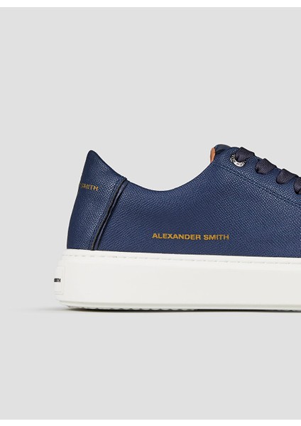 Lacivert Erkek Deri Sneaker London fırsatları
