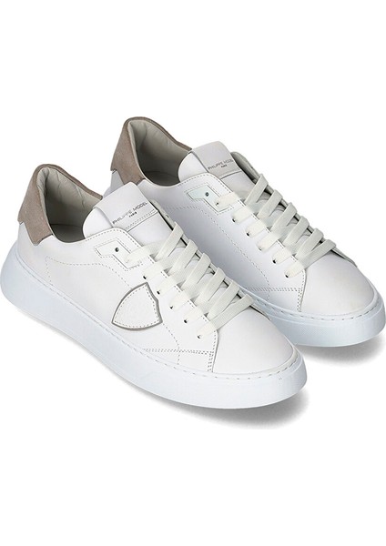 Beyaz Erkek Sneaker Temple Low Man