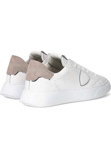 Beyaz Erkek Sneaker Temple Low Man