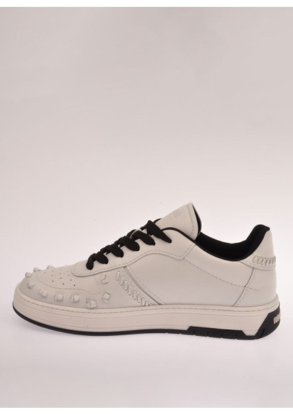 Beyaz Erkek Deri Sneaker 27771 fırsatları
