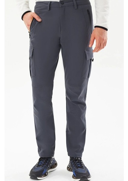 Erkek Antrasit Outdoor Softshell Pantolon 2413007