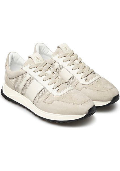 Ekru Erkek Deri Sneaker FU1331.D00TICHD5H66