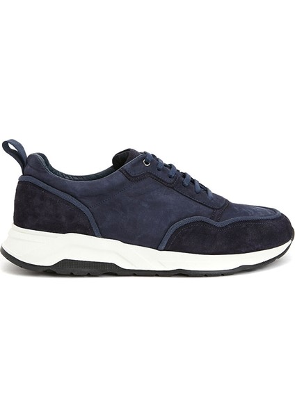 Lacivert Erkek Süet Sneaker 18-121-S-5SS