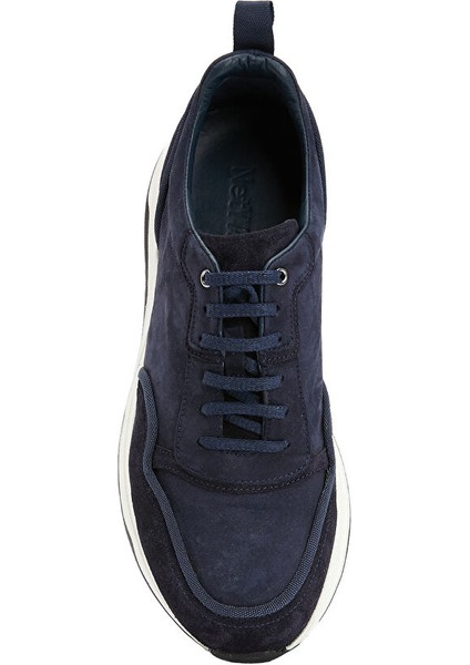 Lacivert Erkek Süet Sneaker 18-121-S-5SS