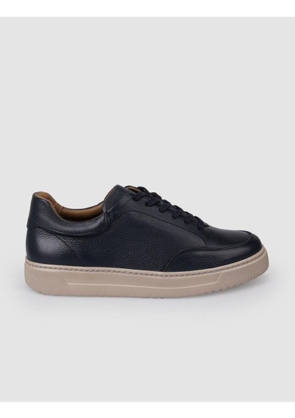 Siyah Erkek Deri Sneaker 126787R