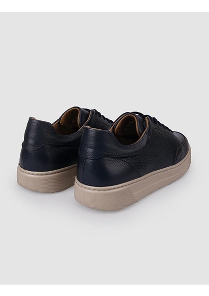 Siyah Erkek Deri Sneaker 126787R